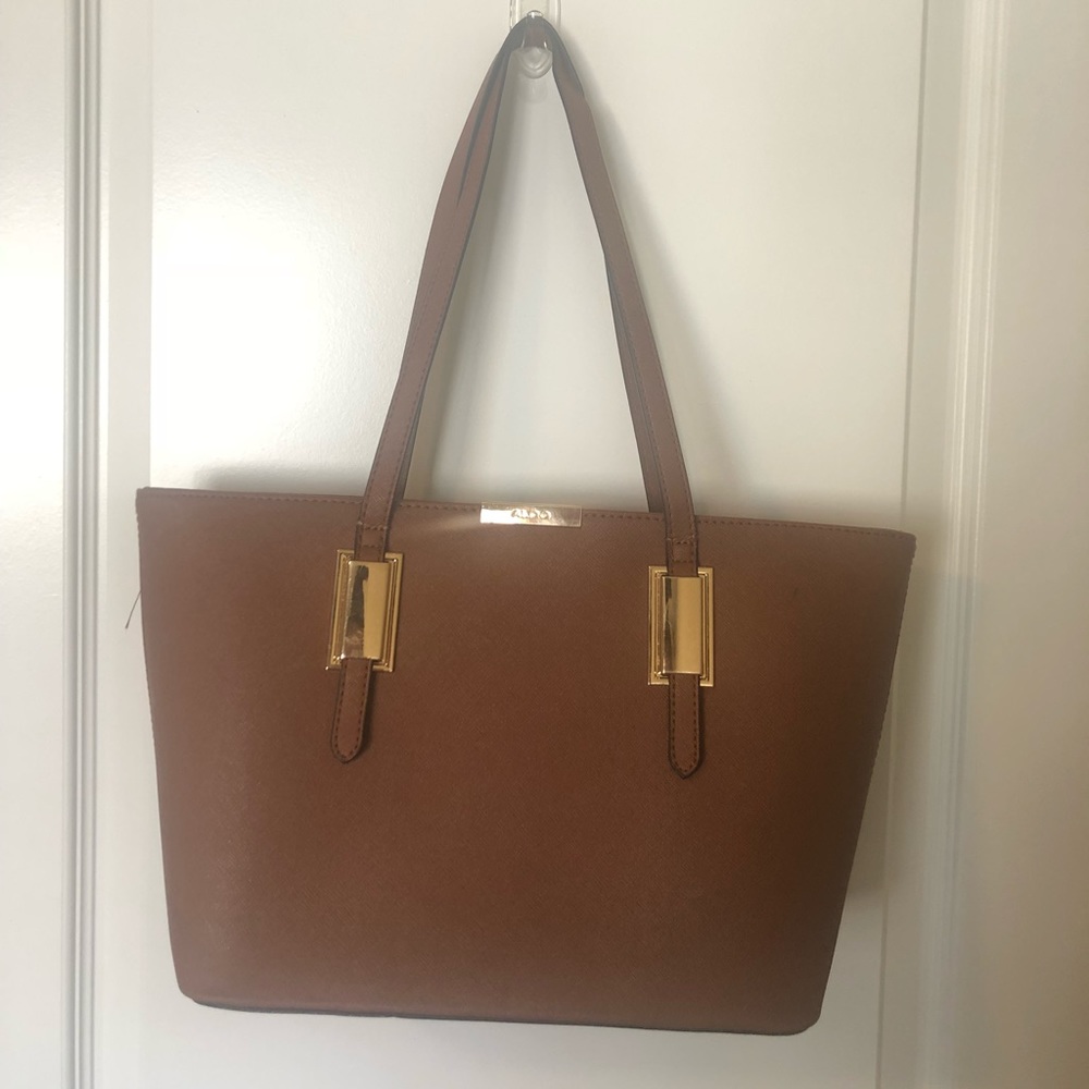 Brown Leather Aldo Purse
